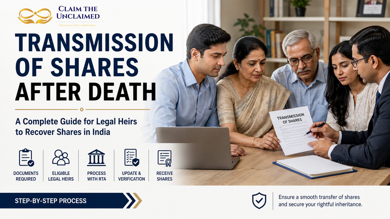 Transmission of Shares After Death: A Complete Guide for Legal Heirs to Recover Shares in India